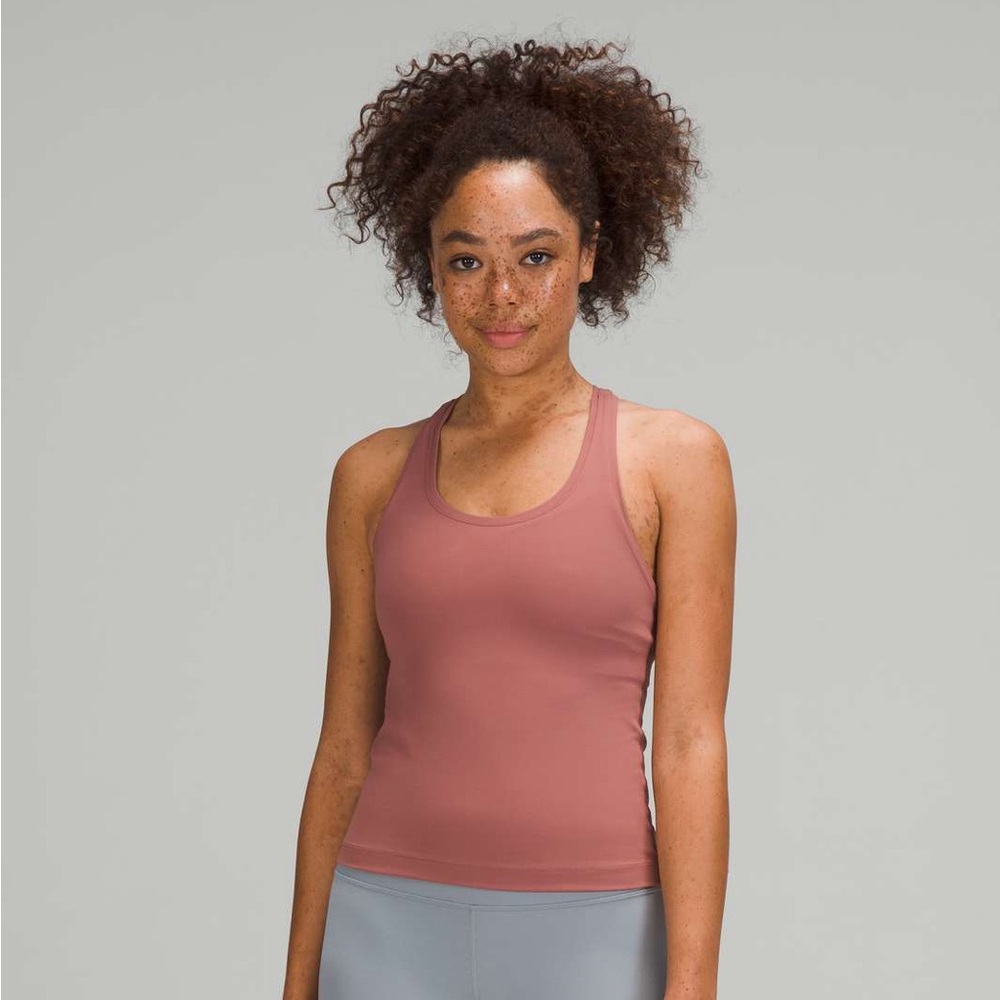 Lululemon Cool Racerback Tank Top *Shorter Length in Spiced Chai